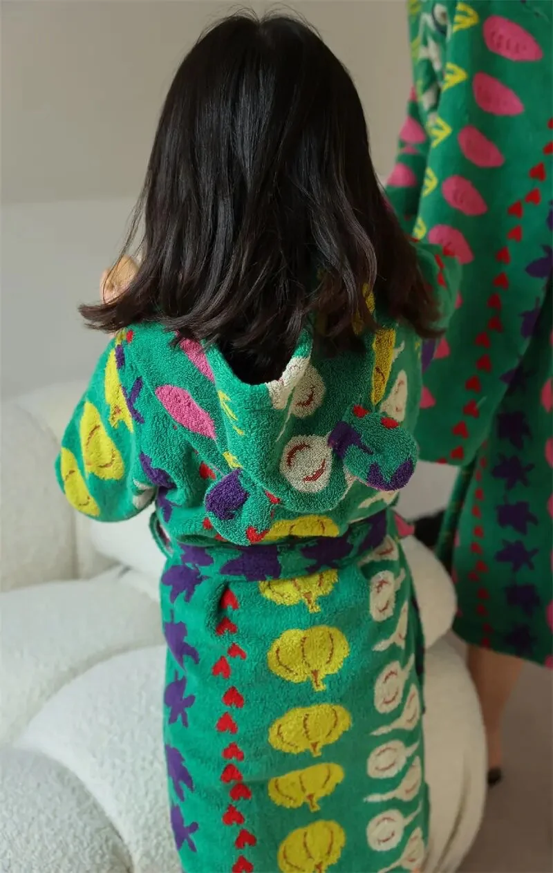 Harvest Grobe - Funky Veggie Towel Robe (Child and Adult Sizes) - Image 16