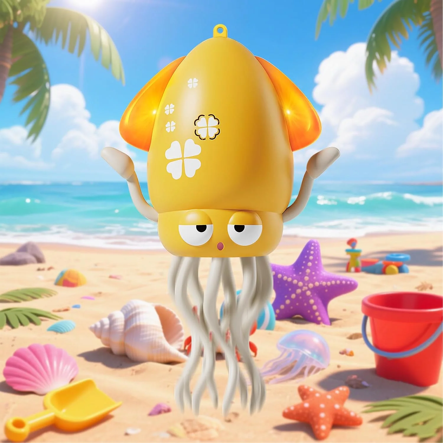 Wiggly Squid - Dancing Light Up Toy - Image 3
